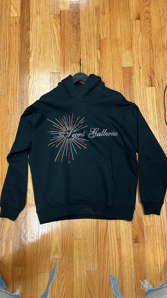 Secret Galleria Rhinestone Hoodie