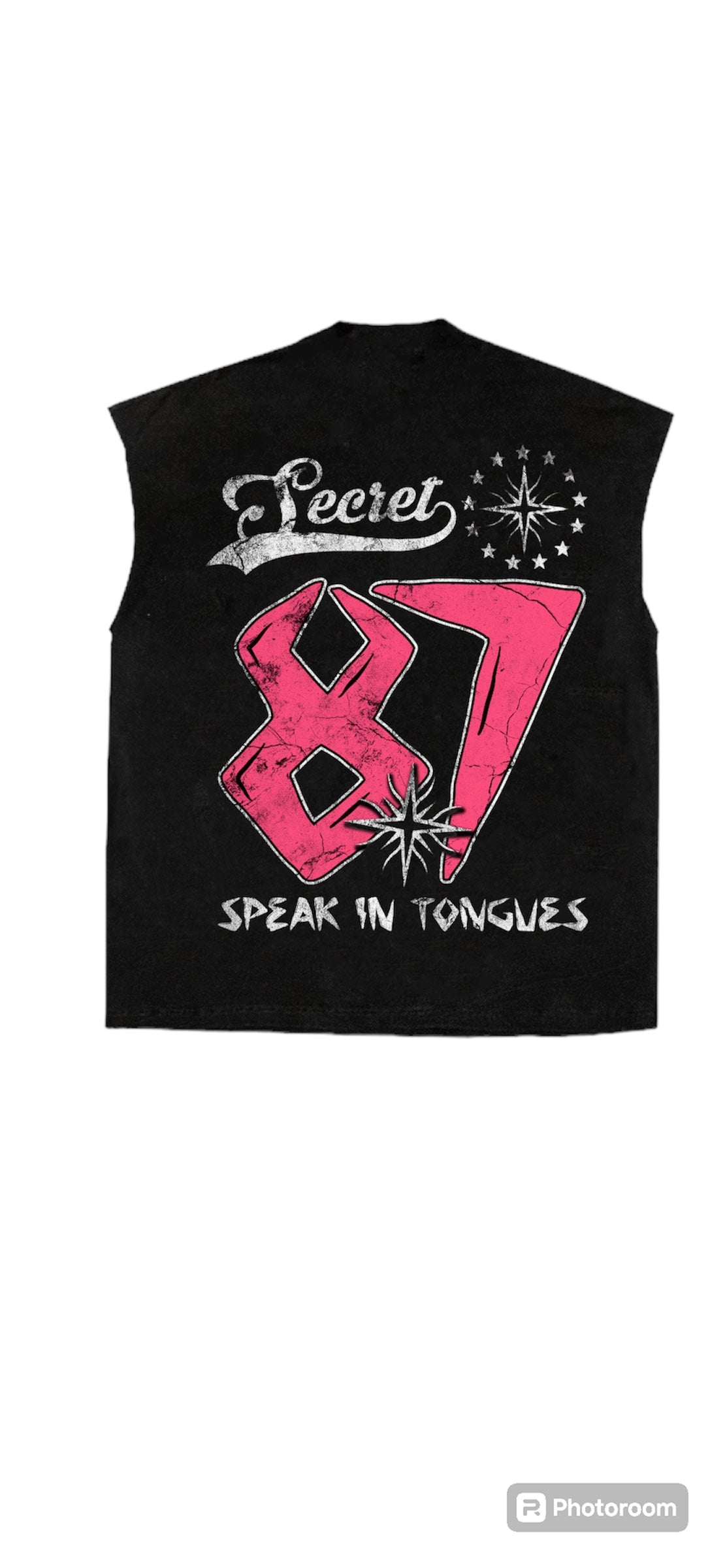 speak in tongue cut off tee